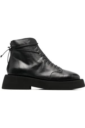 MARSÈLL Zip-back leather ankle boots