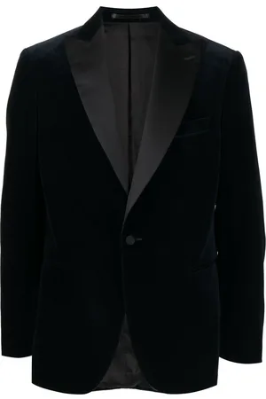 N.PEAL Velvet-effect dinner jacket
