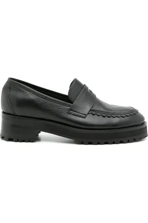 Sarah Chofakian Holly leather penny loafers