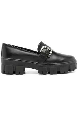 Sarah Chofakian Side buckle-detail loafers