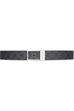 Gucci Double G logo buckle belt - Black