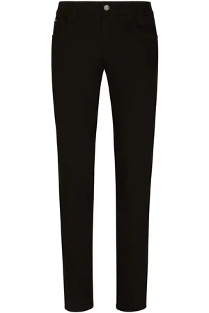 Dolce & Gabbana Logo-appliqué skinny jeans