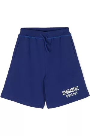 Dsquared2 Boys Shorts - Logo-print track shorts - Blue