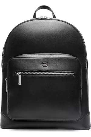 BALDININI Luke leather backpack - Black