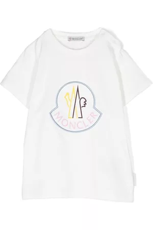 Moncler Logo-patch short-sleeve T-shirt - White