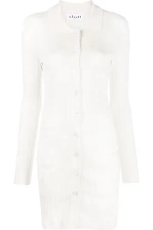 Callas Milano Flora button-up merino cardi-coat