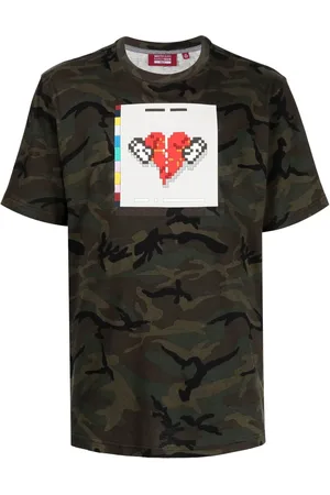 MOSTLY HEARD RARELY SEEN No More Heartbreaks camouflage-print T-Shirt