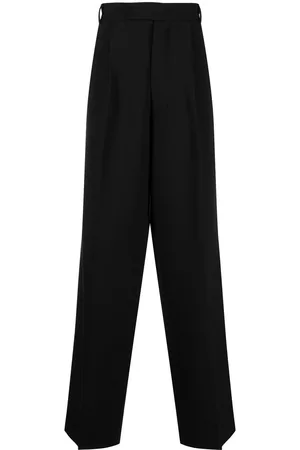 The Frankie Shop Men Wide Leg Pants - Bea wide-leg suit trousers - Black
