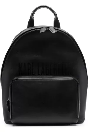 Karl Lagerfeld Men Rucksacks - K/Felix logo-print backpack - Black