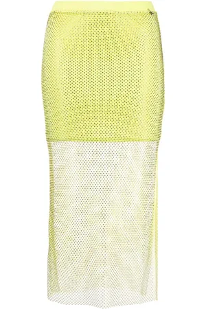 Patrizia Pepe Rhinestone-embellished midi skirt
