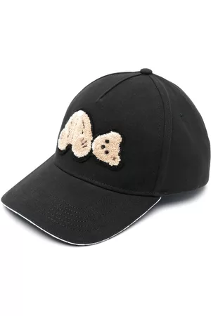 Palm Angels Bear patch baseball cap - Black