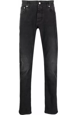 Alexander McQueen Men Skinny Jeans - Skinny-cut denim jeans - Black