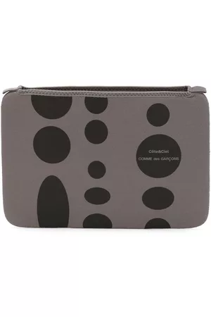 Comme des Garçons Tablets Cases - Comme des Garçons x Côte&Ciel polka dot iPad case - Grey