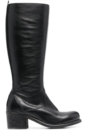 Moma Calf-length block heel boots
