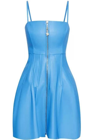 Oscar de la Renta Women Party Dresses - Zip-up short dress - Blue
