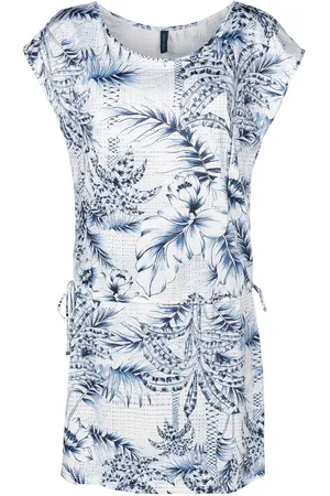 Lygia & Nanny Palm-tree print beach dress