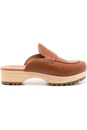 Sarah Chofakian Sarah leather clogs
