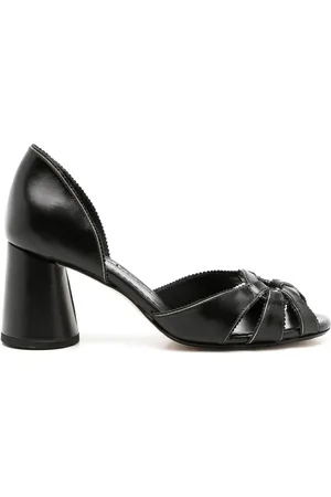 Sarah Chofakian Carrie peep-toe shoes