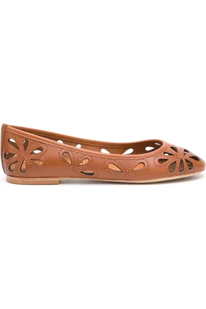 Sarah Chofakian Leather ballerinas