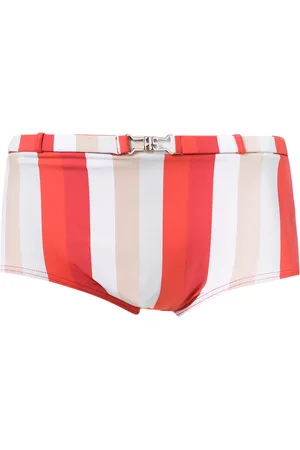 AMIR SLAMA Striped swim briefs