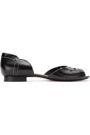 Sarah Chofakian Leather ballerinas