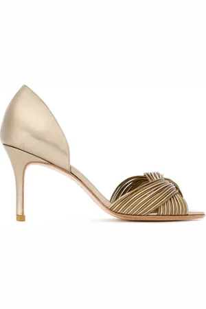 Sarah Chofakian Colagem peep toe pumps