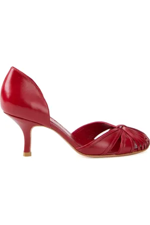 Sarah Chofakian Round-toe 70mm pumps