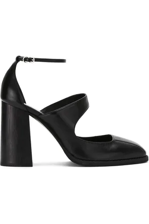 Studio Chofakian Leather cut out pumps