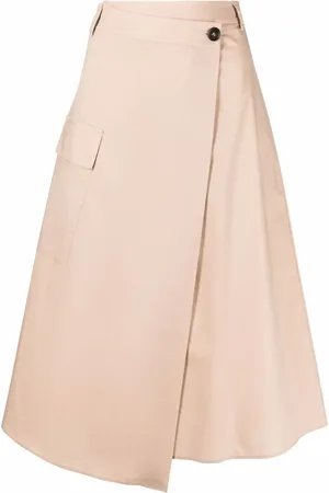 Woolrich Poplin A-line midi skirt