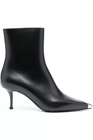 Alexander McQueen Women Ankle Boots - 70mm leather ankle boots - Black