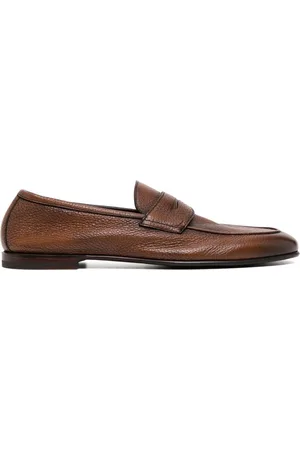 Neil Barrett Penny-slot leather loafers