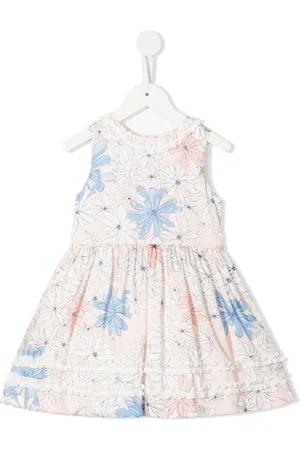 HUCKLEBONES LONDON Floral-print flared dress