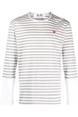 Comme des Garçons Striped long-sleeved T-shirt
