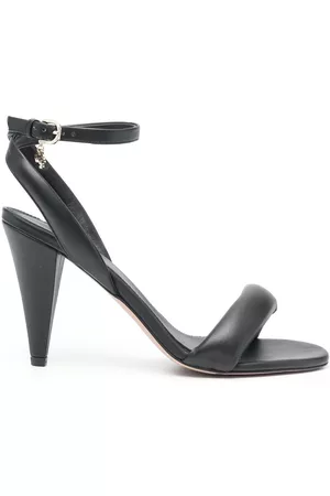 HUGO BOSS 90mm logo-charm sandals - Black