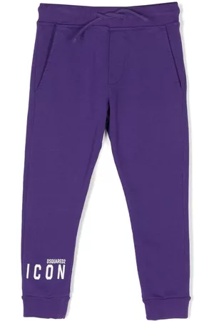 Dsquared2 Sweatpants - Logo-print track pants - Purple