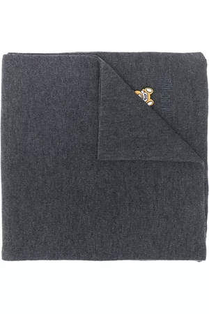 Moschino Women Winter Scarves - Toy Bear winter scarf - Grey