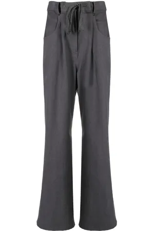 GOEN.J Drawstring straight-leg trousers
