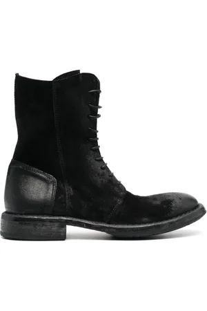 Moma Polacco worn-effect leather boots