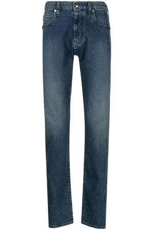 Emporio Armani J45 straight-leg twill jeans
