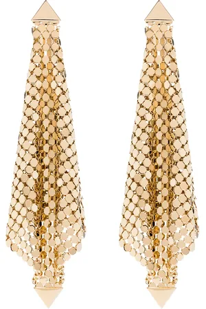 Paco rabanne Tone chain mesh earrings