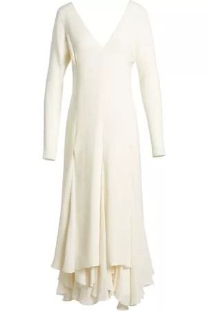 Khaite Women Casual Dresses - The Rova silk dress - Neutrals