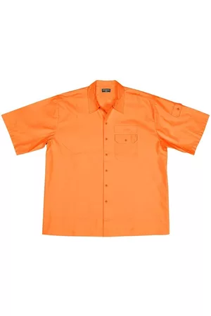 Balenciaga Short sleeve silk shirt - Orange