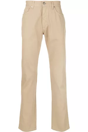 Z Zegna Slim-fit chino trousers - Neutrals