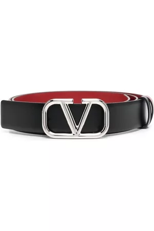 VALENTINO GARAVANI VLogo Signature buckle-fastening belt - Black