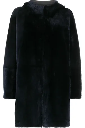 LISKA Reversible hooded coat