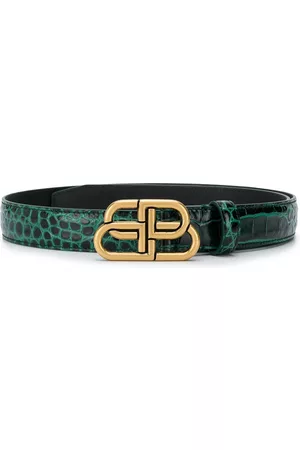 Balenciaga Women Belts - BB thin belt - Green
