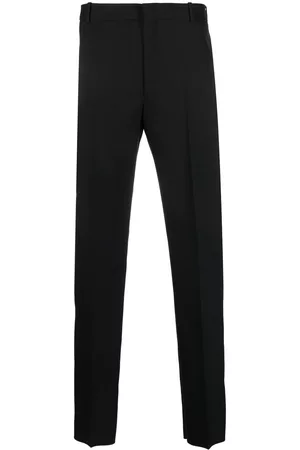 Alexander McQueen Men Formal Pants - Slim-cut tailored trousers - Black