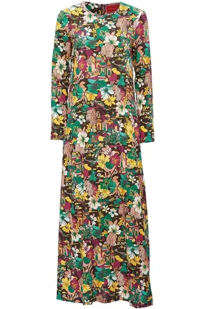 La DoubleJ Swing floral-print dress