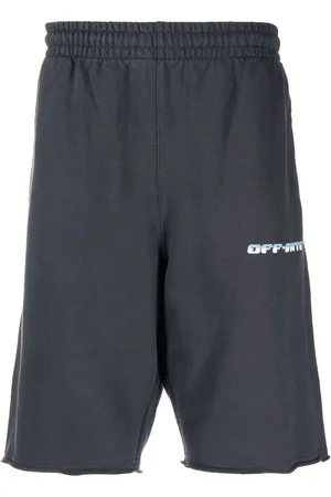 OFF-WHITE Arrows logo-print shorts