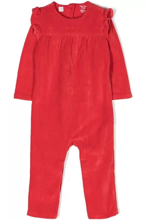 Ralph Lauren Long-sleeved round neck coveralls - Red